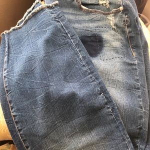 Ankle skinny heart jeans